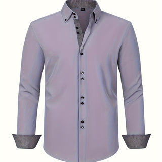 DELACROIX | CHEMISE ÉLÉGANTE LÉGÈRE AVEC DÉTAILS CONTRASTÉS