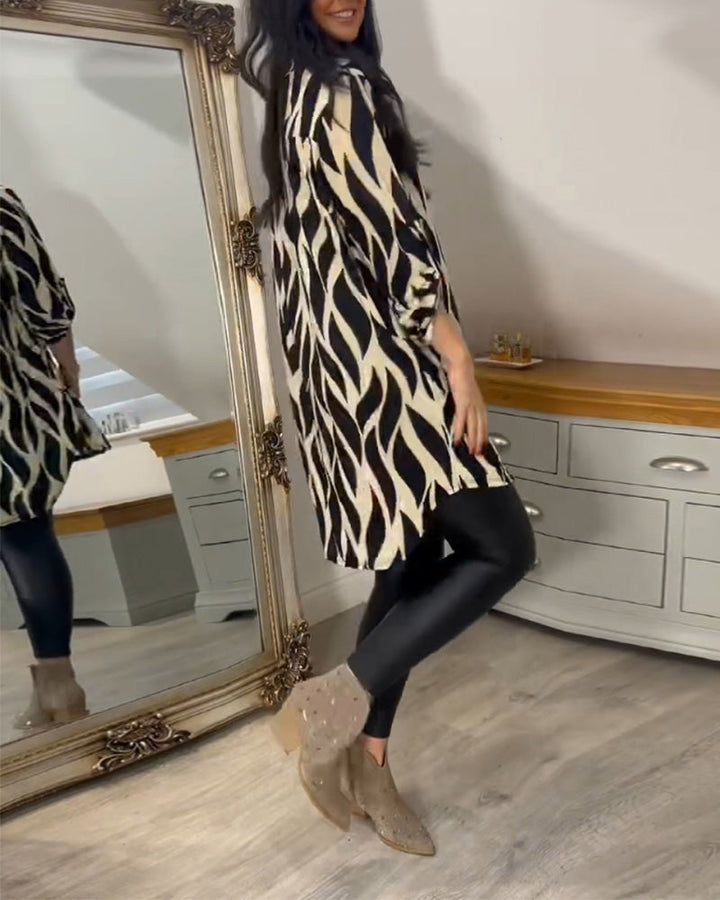 BEAUMONT NICE | BLOUSE CHIC IMPRIMÉE POUR FEMMES