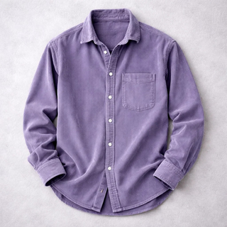 DELACROIX | CHEMISE CLASSIQUE EN VELOURS CÔTELÉ POUR HOMMES