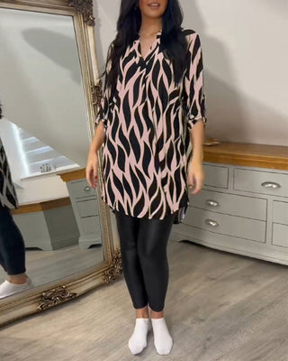 BEAUMONT NICE | BLOUSE CHIC IMPRIMÉE POUR FEMMES