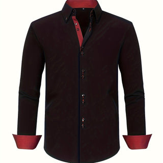 DELACROIX | CHEMISE ÉLÉGANTE LÉGÈRE AVEC DÉTAILS CONTRASTÉS