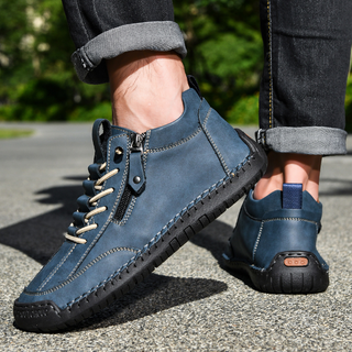 DELACROIX | CHAUSSURES EN NABUK AVEC ZIP POUR HOMME