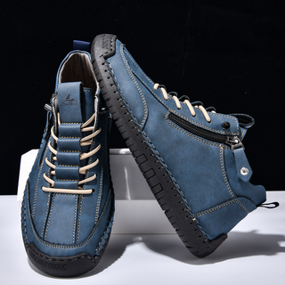 DELACROIX | CHAUSSURES EN NABUK AVEC ZIP POUR HOMME