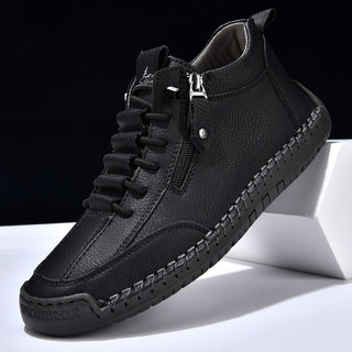 DELACROIX | CHAUSSURES EN NABUK AVEC ZIP POUR HOMME