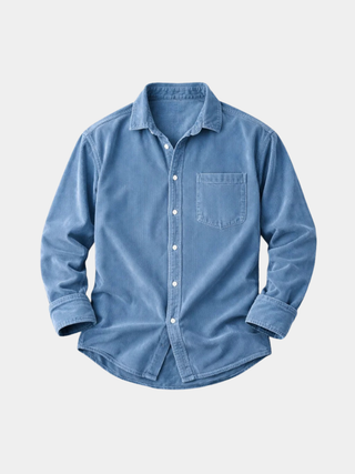 DELACROIX | CHEMISE CLASSIQUE EN VELOURS CÔTELÉ POUR HOMMES