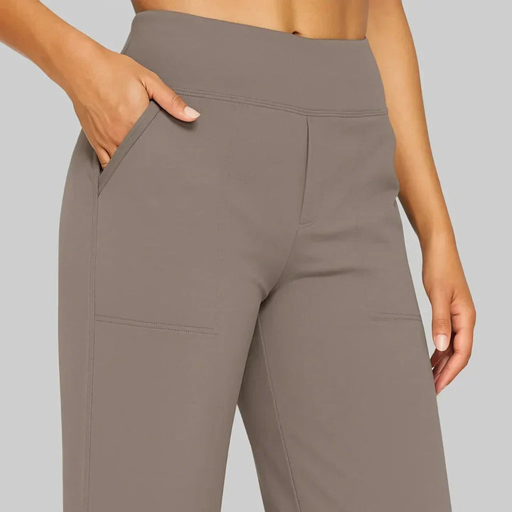 BEAUMONT NICE | PANTALON ÉLASTIQUE HAUT À LA TAILLE POUR FEMMES