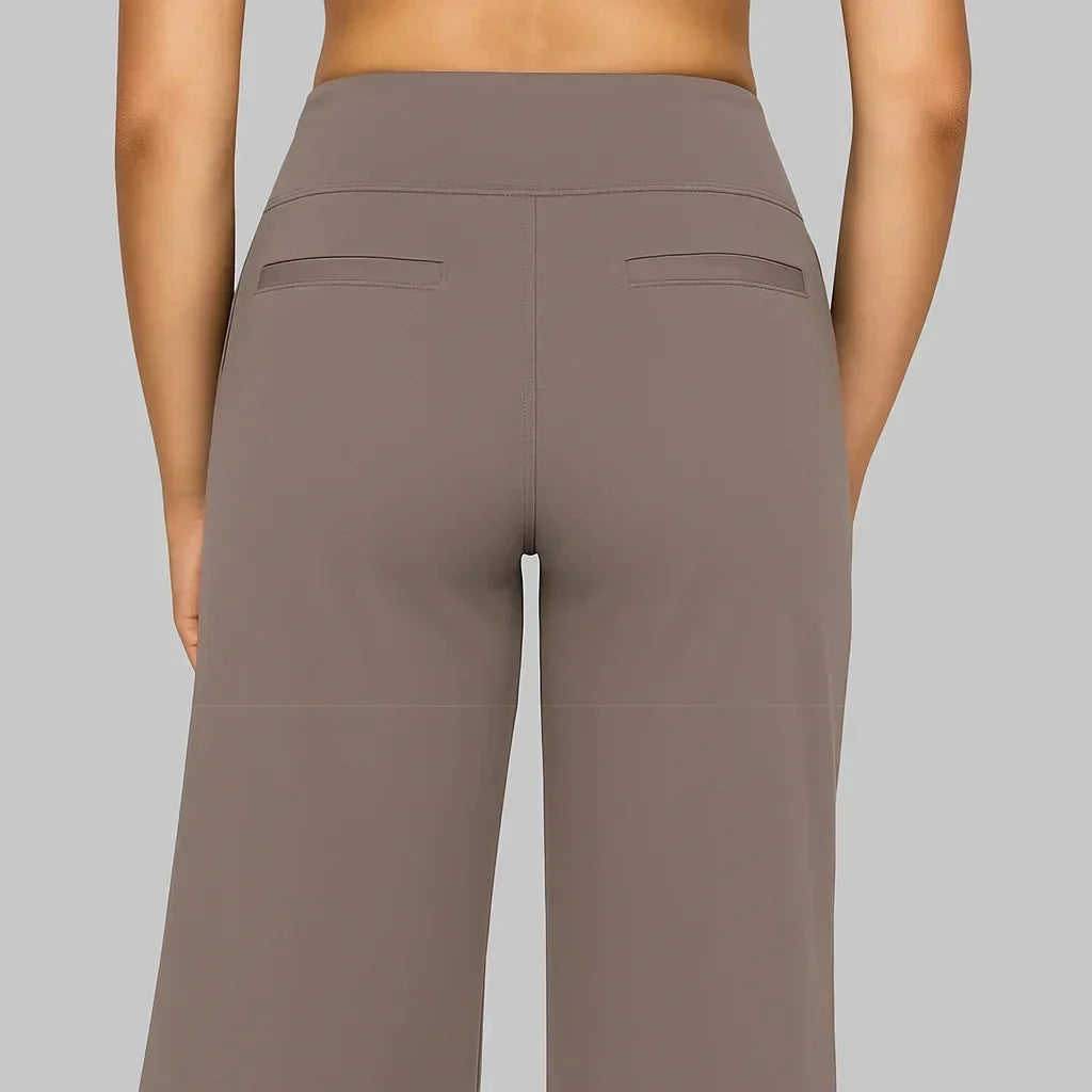 BEAUMONT NICE | PANTALON ÉLASTIQUE HAUT À LA TAILLE POUR FEMMES