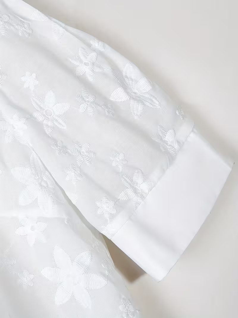 DELACROIX | Blouse Élégante à Motifs Floraux