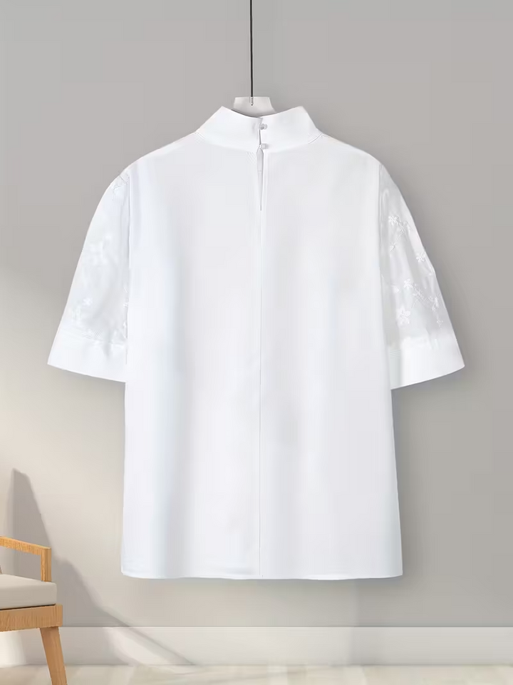 DELACROIX | Blouse Élégante à Motifs Floraux